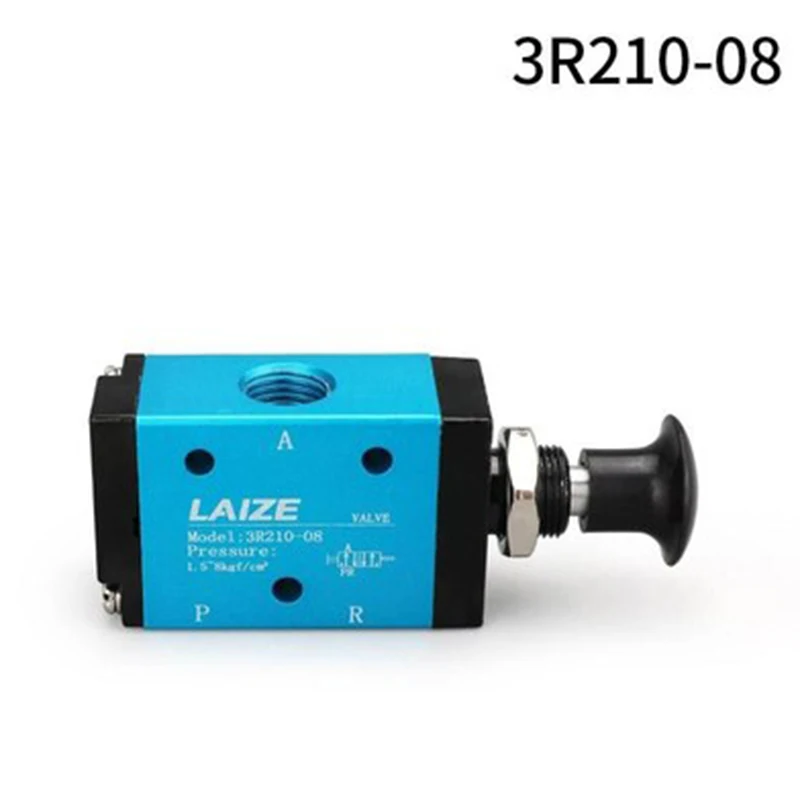 New Pneumatic Switch Manual Valve 3R210-08 Hand Push Pull Valve Mechanical Valve Cylinder Valve Switch Valve Pneumatic Control 
New Pneumatic Switch Manual Valve 3R210-08 Hand Push Pull Valve Mechanical Valve Cylinder Valve Switch Valve Pneumatic Control