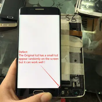 ORIGINAL 5.1"AMOLED Display For SAMSUNG Galaxy S6 edge LCD G925 G925I G925F Display+Touch Screen Digitizer with a small spot LCD
ORIGINAL 5.1"AMOLED Display For SAMSUNG Galaxy S6 edge LCD G925 G925I G925F Display+Touch Screen Digitizer with a small spot LCD