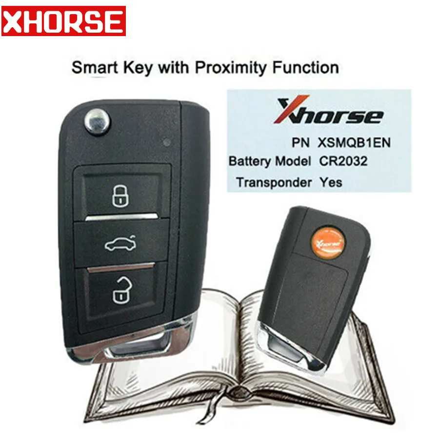 Xhorse for V-W MQB Smart Proximity Remote Key XSMQB1EN 3 Buttons for VVDI2/VVDI Key Tool 10pcs/lot 
Xhorse for V-W MQB Smart Proximity Remote Key XSMQB1EN 3 Buttons for VVDI2/VVDI Key Tool 10pcs/lot