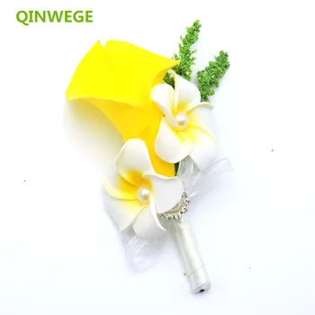Artificial Calla Lily Boutonniere Wedding Decor Rhinestone Groom Suit Corsage Brooch Flower Yellow 
Artificial Calla Lily Boutonniere Wedding Decor Rhinestone Groom Suit Corsage Brooch Flower Yellow