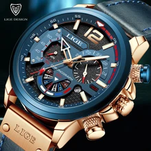 LIGE 2022 New Sport Watches for Men Blue Top Brand Luxury Military Waterproof Leather Watch Man Fashion Chronograph Wristwatch
LIGE 2022 New Sport Watches for Men Blue Top Brand Luxury Military Waterproof Leather Watch Man Fashion Chronograph Wristwatch