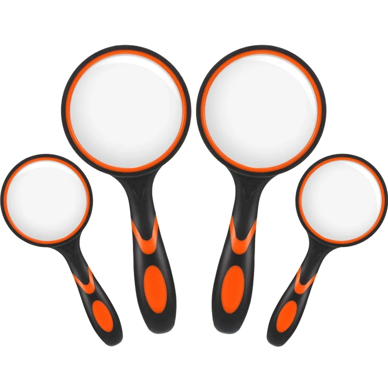 4 Pieces nifying Glass, 4X and 10X Handheld Reading nifier with Non-Slip Soft Handle, Glass nifying Lens for Reading Ne
4 Pieces nifying Glass, 4X and 10X Handheld Reading nifier with Non-Slip Soft Handle, Glass nifying Lens for Reading Ne