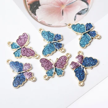 10pcs Shiny Colorful Butterfly Connection For Handmade Ornaments DIY Necklace Bracelet Craft Jewelry Making 
10pcs Shiny Colorful Butterfly Connection For Handmade Ornaments DIY Necklace Bracelet Craft Jewelry Making