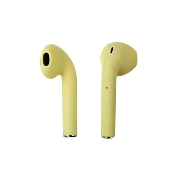 Headphones i12, TWS, wireless, in-ear, microphone, BT v5.0, 55/400 mAh, yellow 4704676
Headphones i12, TWS, wireless, in-ear, microphone, BT v5.0, 55/400 mAh, yellow 4704676