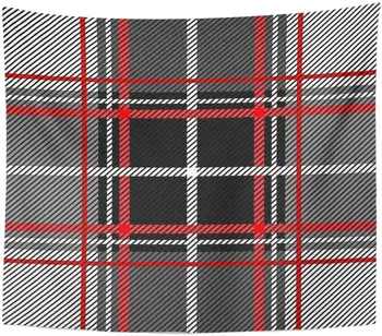 Folk Plaid Checkered Pattern Retro Collection Grey Black Red Tapestry Home Decor Wall Hanging for Living Room Bedroom Dorm 50x60
Folk Plaid Checkered Pattern Retro Collection Grey Black Red Tapestry Home Decor Wall Hanging for Living Room Bedroom Dorm 50x60