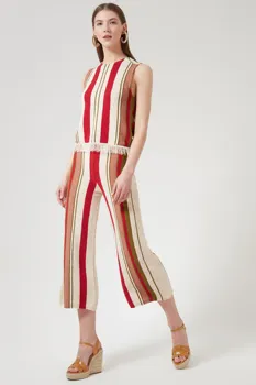 STRIPE BELİ LASTİKLİ KNITWEAR PANTS 
STRIPE BELİ LASTİKLİ KNITWEAR PANTS