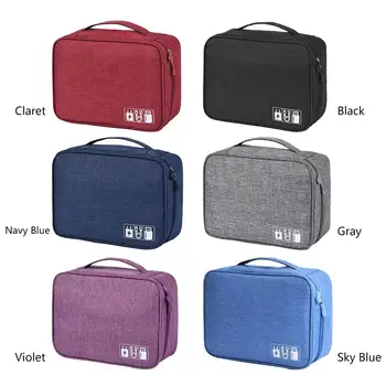 Travel Solid Color Electronics Gadget Storage Packs Waterproof Daily Charger Wires Organizer Zipper Bags Cable USB Cosmetics
Travel Solid Color Electronics Gadget Storage Packs Waterproof Daily Charger Wires Organizer Zipper Bags Cable USB Cosmetics