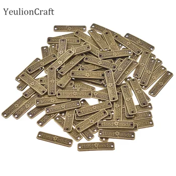 Chzimade 100Pcs/lot Vintage Metal Alloy Handmade Labels Tags Hand Made Sewing Labels For Clothes Diy Sewing Materials
Chzimade 100Pcs/lot Vintage Metal Alloy Handmade Labels Tags Hand Made Sewing Labels For Clothes Diy Sewing Materials