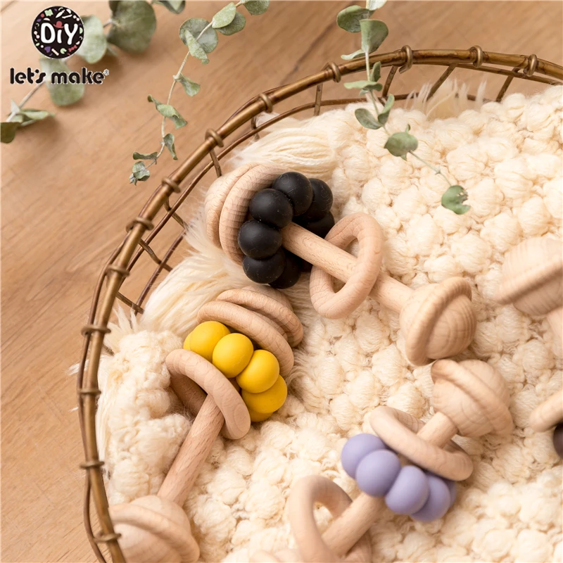 let's make products Baby Teether Wooden Rattle 1PC Beech Glue Montessori Toy Stroller Gift Teether Bed Music Bell
let's make products Baby Teether Wooden Rattle 1PC Beech Glue Montessori Toy Stroller Gift Teether Bed Music Bell