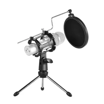 Professional Mic Stand Tripod Microphone Holder Adjustable Windscreen Acoustic Filter Bracket Cover for Audio Studio Office
Professional Mic Stand Tripod Microphone Holder Adjustable Windscreen Acoustic Filter Bracket Cover for Audio Studio Office