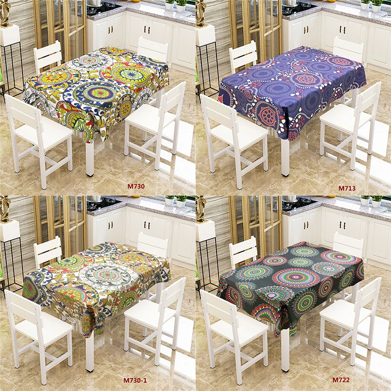 Mandala Floral Flower Dining Table Cover Waterproof Printed Tablecloth Rectangular Cotton Linen Modern Decorative Table Cloth
Mandala Floral Flower Dining Table Cover Waterproof Printed Tablecloth Rectangular Cotton Linen Modern Decorative Table Cloth
