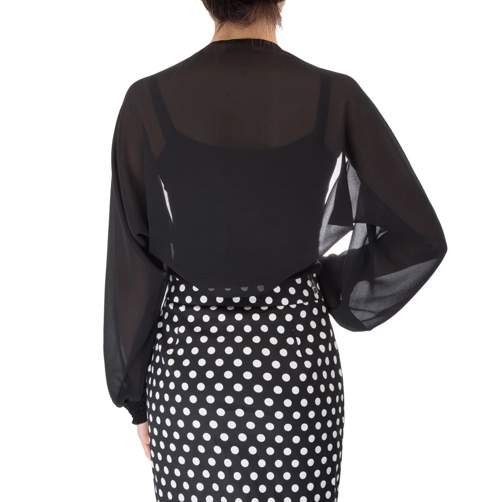 Formal Shrug Casual Bolero Blouse See through Summer Party Women Open front Chiffon Blazer Cover up Kate kasin
Formal Shrug Casual Bolero Blouse See through Summer Party Women Open front Chiffon Blazer Cover up Kate kasin