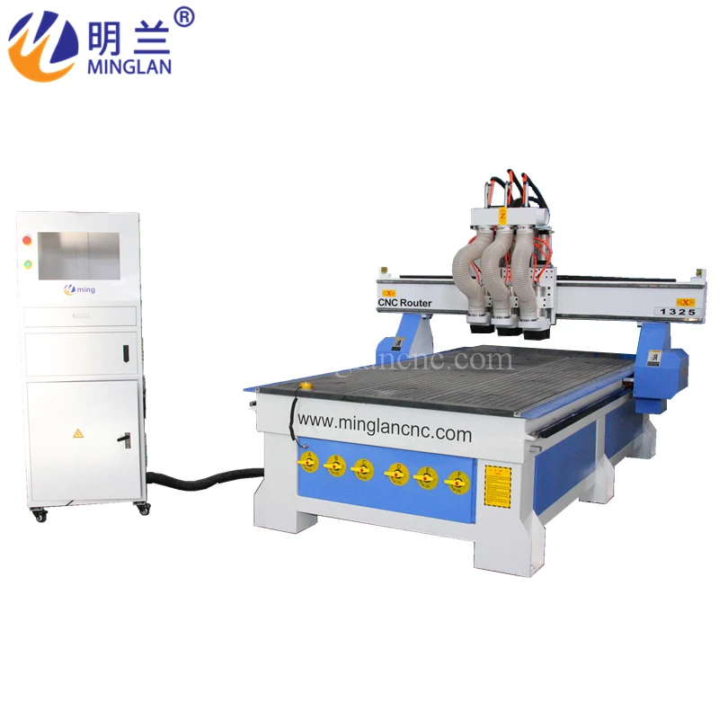 MINGLAN CNC 1325-S3 Three-spindle cnc router three-path cnc engraving machine
MINGLAN CNC 1325-S3 Three-spindle cnc router three-path cnc engraving machine