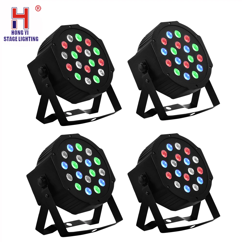 Dj lighting RGBW led par 18x3w flat par light with dmx512 for stage lighting disco party equipment 4pcs/lot
Dj lighting RGBW led par 18x3w flat par light with dmx512 for stage lighting disco party equipment 4pcs/lot