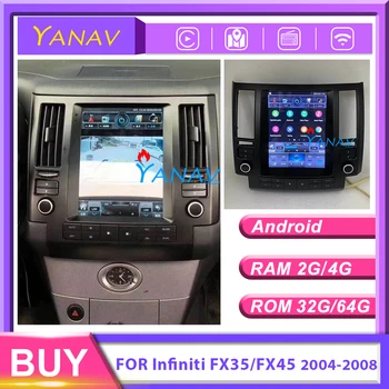 Android Car radio GPS Navigation For Infiniti FX35/FX45 2004-2008 car stereo multimedia DVD player Tesla style Vertical Screen
Android Car radio GPS Navigation For Infiniti FX35/FX45 2004-2008 car stereo multimedia DVD player Tesla style Vertical Screen