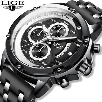 2020 LIGE Sport Mens Watches Top Brand Luxury Watch Men Big Dial Date Quartz Clock Male Waterproof Wristwatch Relogio Masculino
2020 LIGE Sport Mens Watches Top Brand Luxury Watch Men Big Dial Date Quartz Clock Male Waterproof Wristwatch Relogio Masculino