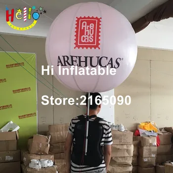 1.5 m diameter moving advertising Inflatable Backpack Ball/Inflatable Backpack balloon with Led light
1.5 m diameter moving advertising Inflatable Backpack Ball/Inflatable Backpack balloon with Led light
