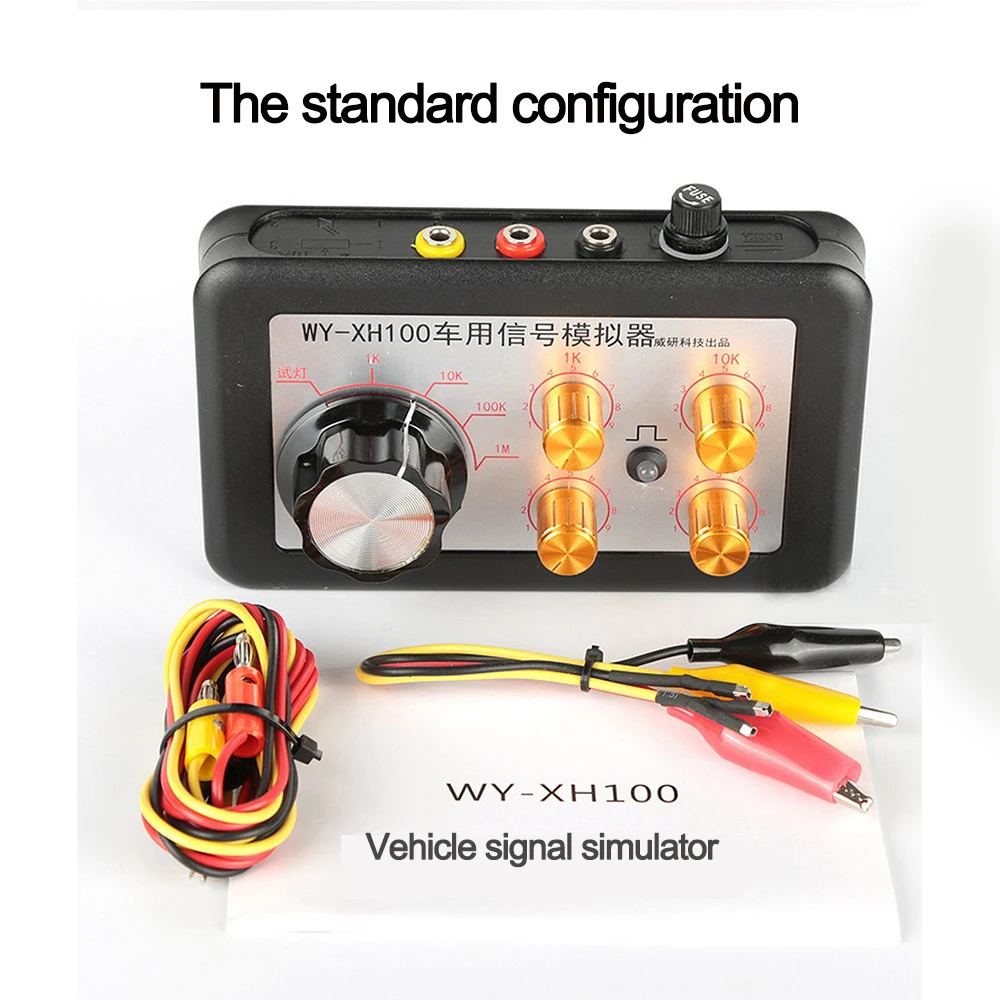 WY-X100 Car Repair Tester auto signal simulator fast troubleshooting can Adjust resistance water temperature crankshaft
WY-X100 Car Repair Tester auto signal simulator fast troubleshooting can Adjust resistance water temperature crankshaft