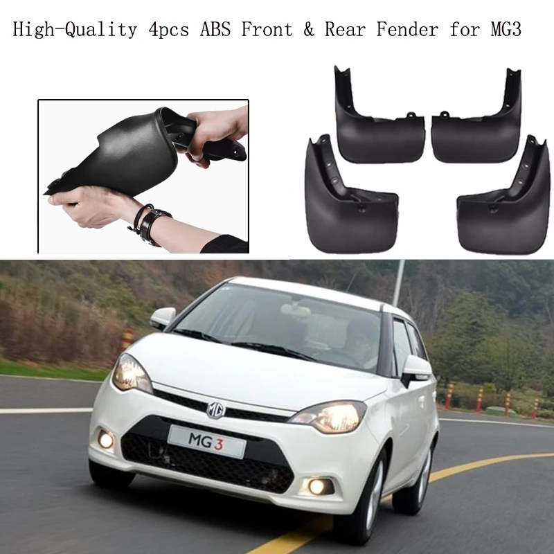 High-Quality 4pcs ABS Front & Rear Fender for MG3 Car Mud Flaps Splash Guard Mudguard Mudflaps Accessories
High-Quality 4pcs ABS Front & Rear Fender for MG3 Car Mud Flaps Splash Guard Mudguard Mudflaps Accessories