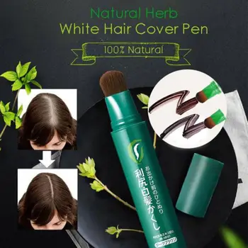 Natural Herb White Hair Cover Pen Long-Last Black Brown Temporary Hair Dye Cream Mild Fast One-off professional Hair Color Pen
Natural Herb White Hair Cover Pen Long-Last Black Brown Temporary Hair Dye Cream Mild Fast One-off professional Hair Color Pen