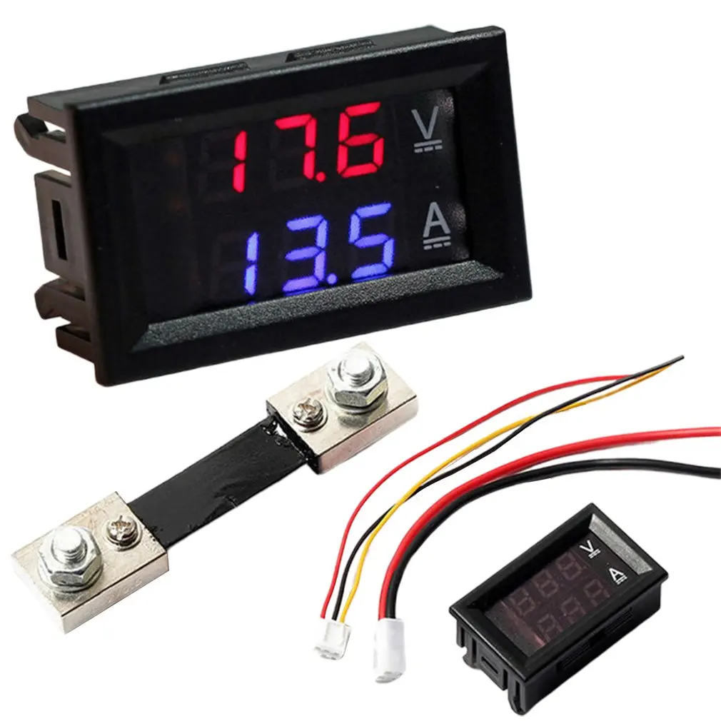 Led Digital Voltmeter Ammeter Us Dc 100V 10/50 / 100A Voltmeter Ammeter Led Dual Digital Volt Amp Meter Gauge
Led Digital Voltmeter Ammeter Us Dc 100V 10/50 / 100A Voltmeter Ammeter Led Dual Digital Volt Amp Meter Gauge