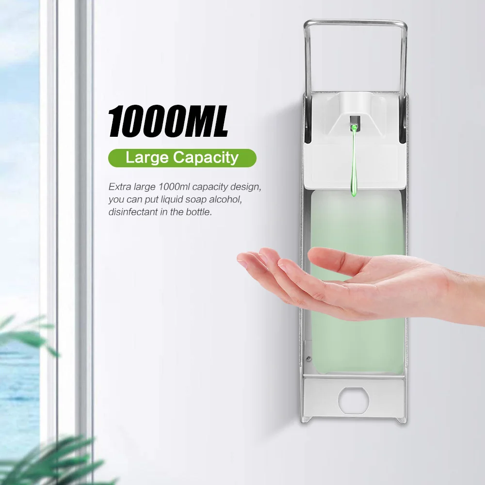 500ml/1000ml Automatic Soap Dispenser Touchless Bathroom Dispenser Smart Sensor Liquid Soap Dispenser Kitchen Medical Devices
500ml/1000ml Automatic Soap Dispenser Touchless Bathroom Dispenser Smart Sensor Liquid Soap Dispenser Kitchen Medical Devices