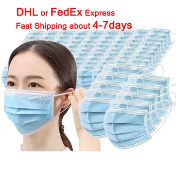 Fast Delivery 50 PCS In stock High Quality Non Woven Disposable Face Mask 3 Layers Anti-Dust Face Masks Ear loop Mouth Mask
Fast Delivery 50 PCS In stock High Quality Non Woven Disposable Face Mask 3 Layers Anti-Dust Face Masks Ear loop Mouth Mask