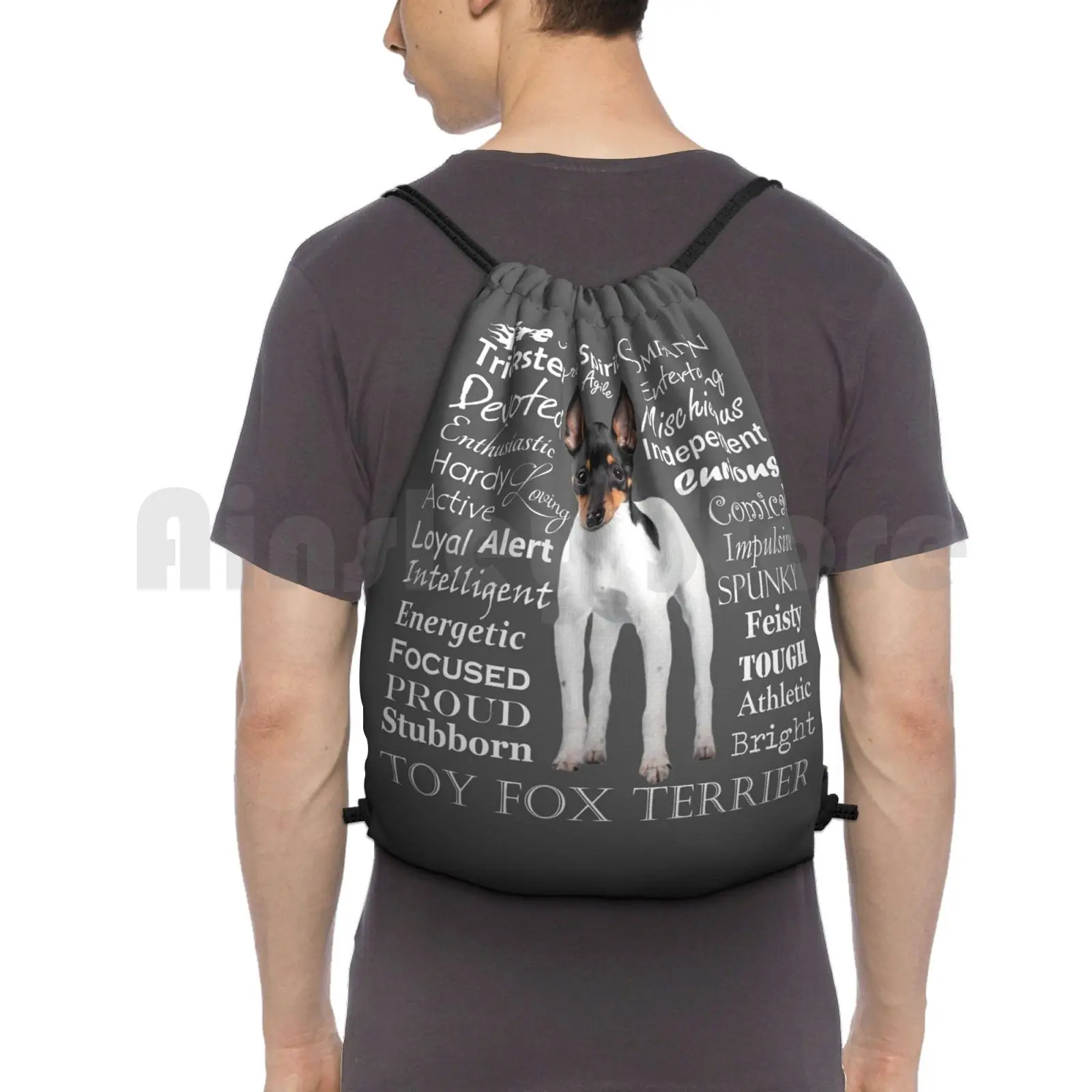 Рюкзак Toy Fox Terrier, сумка на шнурке, сумка для верховой езды, альпинизма, тренажерный зал, игрушка, лиса-терьер, лиса-терьер, собака, порода животных
Рюкзак Toy Fox Terrier, сумка на шнурке, сумка для верховой езды, альпинизма, тренажерный зал, игрушка, лиса-терьер, лиса-терьер, собака, порода животных