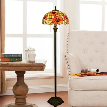 40cm European Tiffany colored glass living room dining room bedroom floor lamp American sunflower bronze lamp
40cm European Tiffany colored glass living room dining room bedroom floor lamp American sunflower bronze lamp