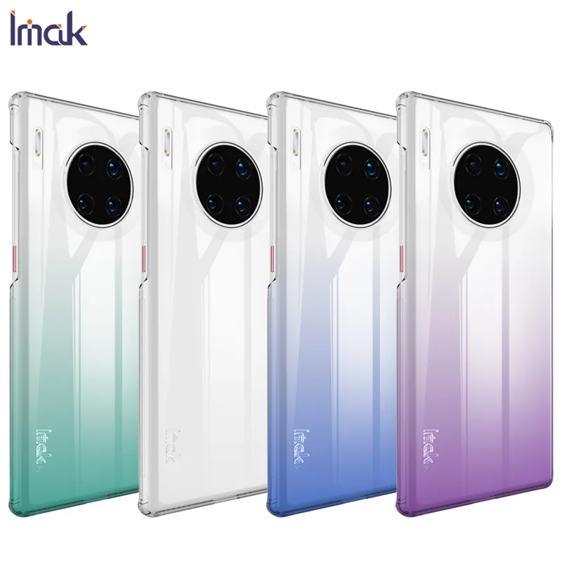 Воздушная подушка градиентный цвет для Huawei Mate 30 Pro 30pro мягкий чехол IMAK из ТПУ
