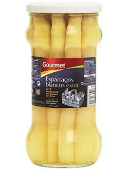 Gourmet - Espárragos blancos - 8/12 muy gruesos extra - 325 g
Gourmet - Espárragos blancos - 8/12 muy gruesos extra - 325 g