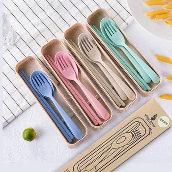 Tableware Reusable Travel Cutlery Set Camp Utensils Set With Spoon Fork Chopsticks Straw Portable Case
Tableware Reusable Travel Cutlery Set Camp Utensils Set With Spoon Fork Chopsticks Straw Portable Case