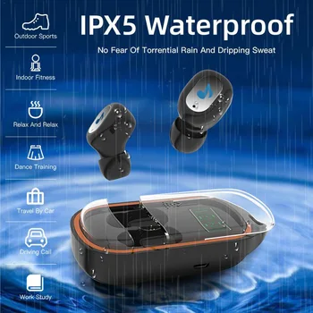 X21S Mini Bluetooth 5.0 Earphone TWS Wireless Sports Earbuds Stereo HiFi Bluetooth Version V5.0+BR+EDR+BL.E
X21S Mini Bluetooth 5.0 Earphone TWS Wireless Sports Earbuds Stereo HiFi Bluetooth Version V5.0+BR+EDR+BL.E