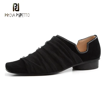 Prova Perfetto New Design Square Toe Single Shoe Women Loafers Mesh Slip on Low Heel British Style Casual Shoes Suede Black
Prova Perfetto New Design Square Toe Single Shoe Women Loafers Mesh Slip on Low Heel British Style Casual Shoes Suede Black