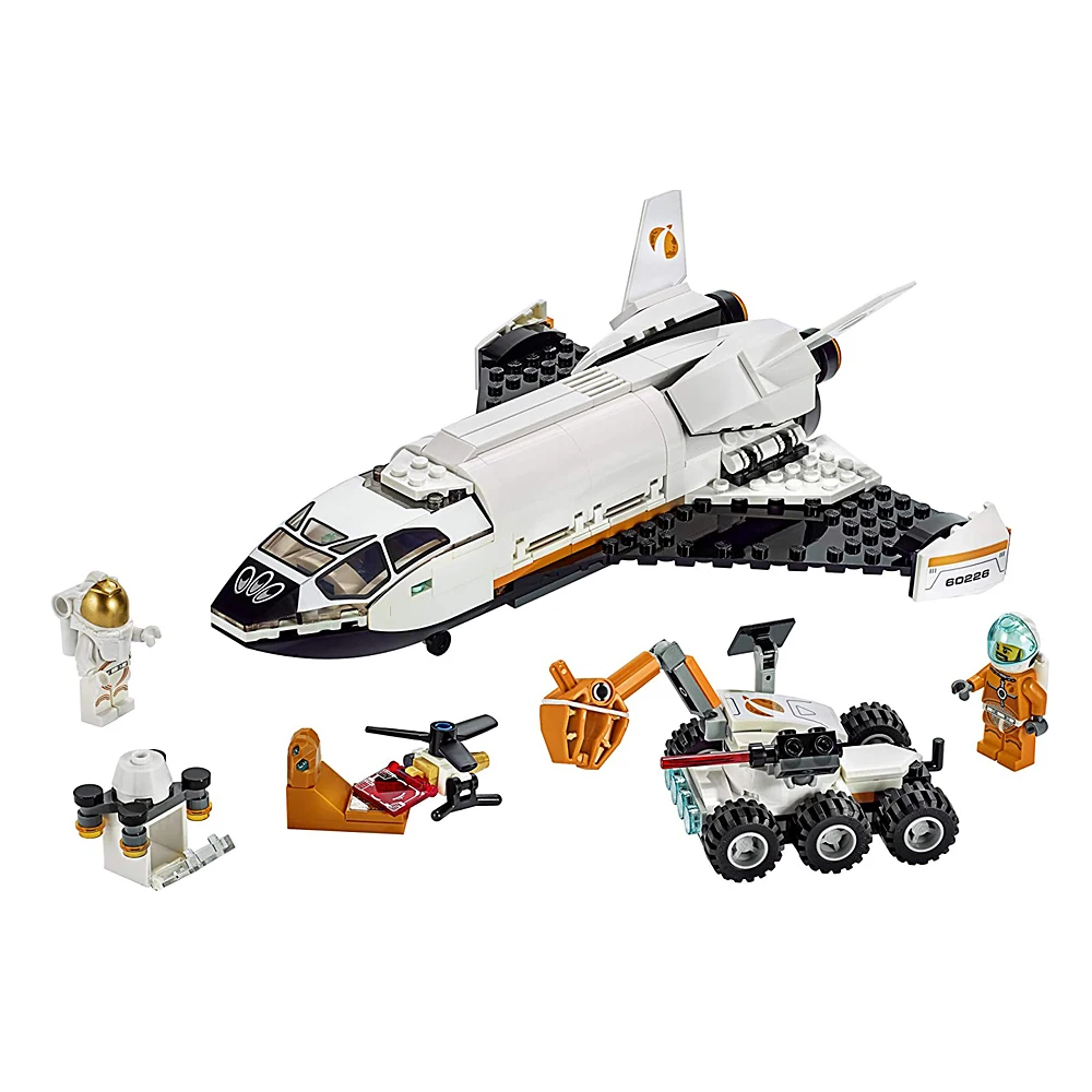 Space Mars Research Shuttle 60226 Space Shuttle Toy Building Kit with Mars Rover and Astronaut Minifigures Top STEM Toy(273 Pcs)
Space Mars Research Shuttle 60226 Space Shuttle Toy Building Kit with Mars Rover and Astronaut Minifigures Top STEM Toy(273 Pcs)