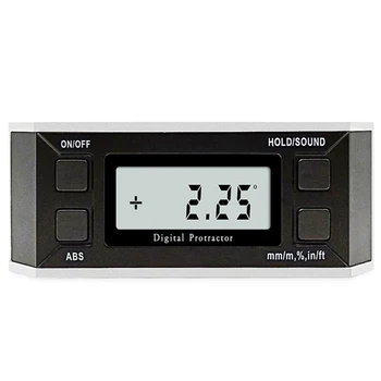 Electronic Protractor Inclinometer Magnetic Bevel Box with Backlight Angle Viewfinder LCD Digital Angle Meter
Electronic Protractor Inclinometer Magnetic Bevel Box with Backlight Angle Viewfinder LCD Digital Angle Meter