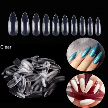 500pcs/Box Stiletto False Nails Full Cover Transparent Natural Acrylic Fake Nail Tips Manicure Set Acrylic Nails Tips
500pcs/Box Stiletto False Nails Full Cover Transparent Natural Acrylic Fake Nail Tips Manicure Set Acrylic Nails Tips