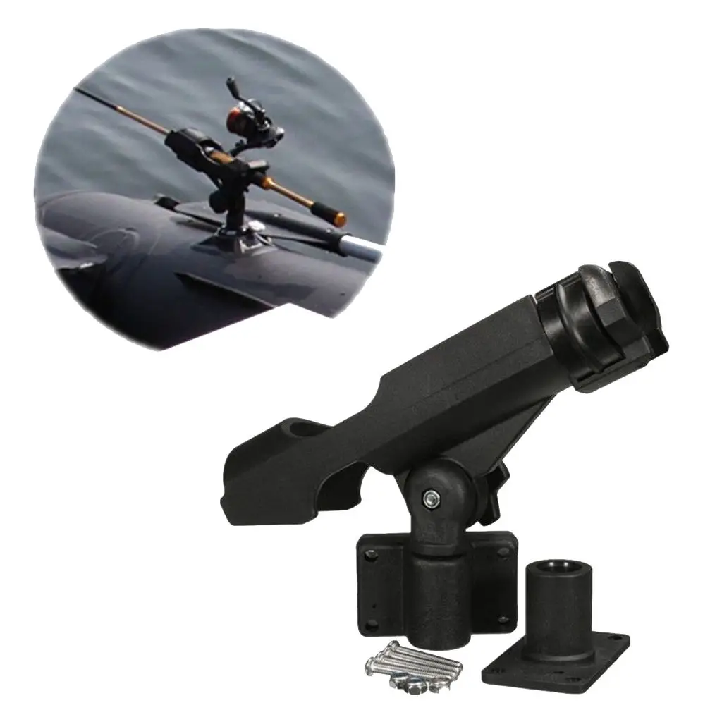 4 Pieces 3 Ways Swivel Adjustable Side Rail Flush Mount Boat Kayak Fishing Rod Holder Pole Rack Rest Stand
4 Pieces 3 Ways Swivel Adjustable Side Rail Flush Mount Boat Kayak Fishing Rod Holder Pole Rack Rest Stand