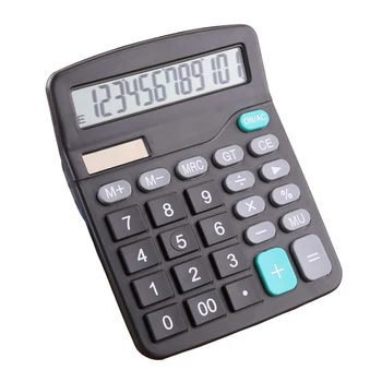 12-Digit Office Finance Calculator Calculate Commercial Tool Solar Battery Basic Electronic Calculator Solar Battery Dual Power
12-Digit Office Finance Calculator Calculate Commercial Tool Solar Battery Basic Electronic Calculator Solar Battery Dual Power