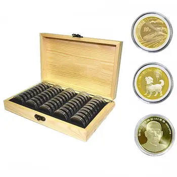 30mm Coin Storage Box Wooden 50 Coins Storage Case Round Coin Storage Box Commemorative Coin Collection Box Dropshipping
30mm Coin Storage Box Wooden 50 Coins Storage Case Round Coin Storage Box Commemorative Coin Collection Box Dropshipping