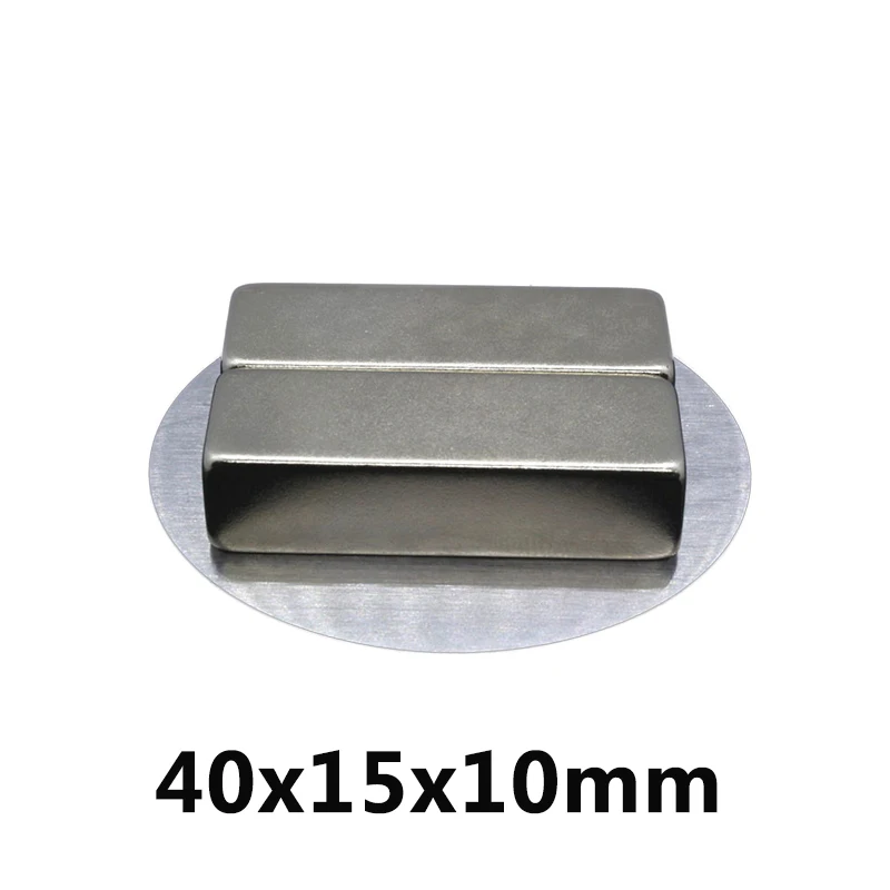 1/2/3pcs 40x15x10mm N35 Strong Quadrate Neodymium Magnet Powerful NdFeB Magnet 40x15x10 mm Block Rare Earth Magnets 40*15*10mm
1/2/3pcs 40x15x10mm N35 Strong Quadrate Neodymium Magnet Powerful NdFeB Magnet 40x15x10 mm Block Rare Earth Magnets 40*15*10mm