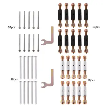 10 Pairs 86 Type Wall Switch Cassette Lower Case Damage Repair Tools Adjustable Length Bracket Rod Lever Socket Screw
10 Pairs 86 Type Wall Switch Cassette Lower Case Damage Repair Tools Adjustable Length Bracket Rod Lever Socket Screw