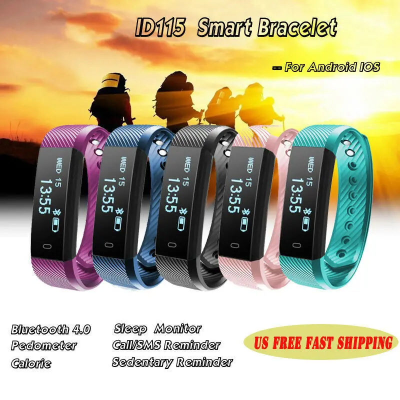 Portable Smart Watch Fitness Without heart rate Tracker Fitbit Bluetooth Step Caolorie Sport Android 4.4 and iOS 7.1 Above
Portable Smart Watch Fitness Without heart rate Tracker Fitbit Bluetooth Step Caolorie Sport Android 4.4 and iOS 7.1 Above
