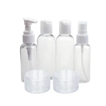 1PC New Portable Transparent Travel Cosmetic Bottle Points Bottling Six Sets(without retail package) G319
1PC New Portable Transparent Travel Cosmetic Bottle Points Bottling Six Sets(without retail package) G319