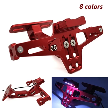 Motorcycle License Plate Holder Adjustable Rear Tail Bracket LED-light For Yamaha fz 1 09 6 fzr 400 FZ1 FZ6 FAZER Honda CBR500R
Motorcycle License Plate Holder Adjustable Rear Tail Bracket LED-light For Yamaha fz 1 09 6 fzr 400 FZ1 FZ6 FAZER Honda CBR500R