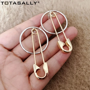 TOTASALLY Hot Sale Geometric Earrings Fashion Big Circle Pin-shaped Earrings Women Punk Lady Anti-allergy Earring Dropship
TOTASALLY Hot Sale Geometric Earrings Fashion Big Circle Pin-shaped Earrings Women Punk Lady Anti-allergy Earring Dropship