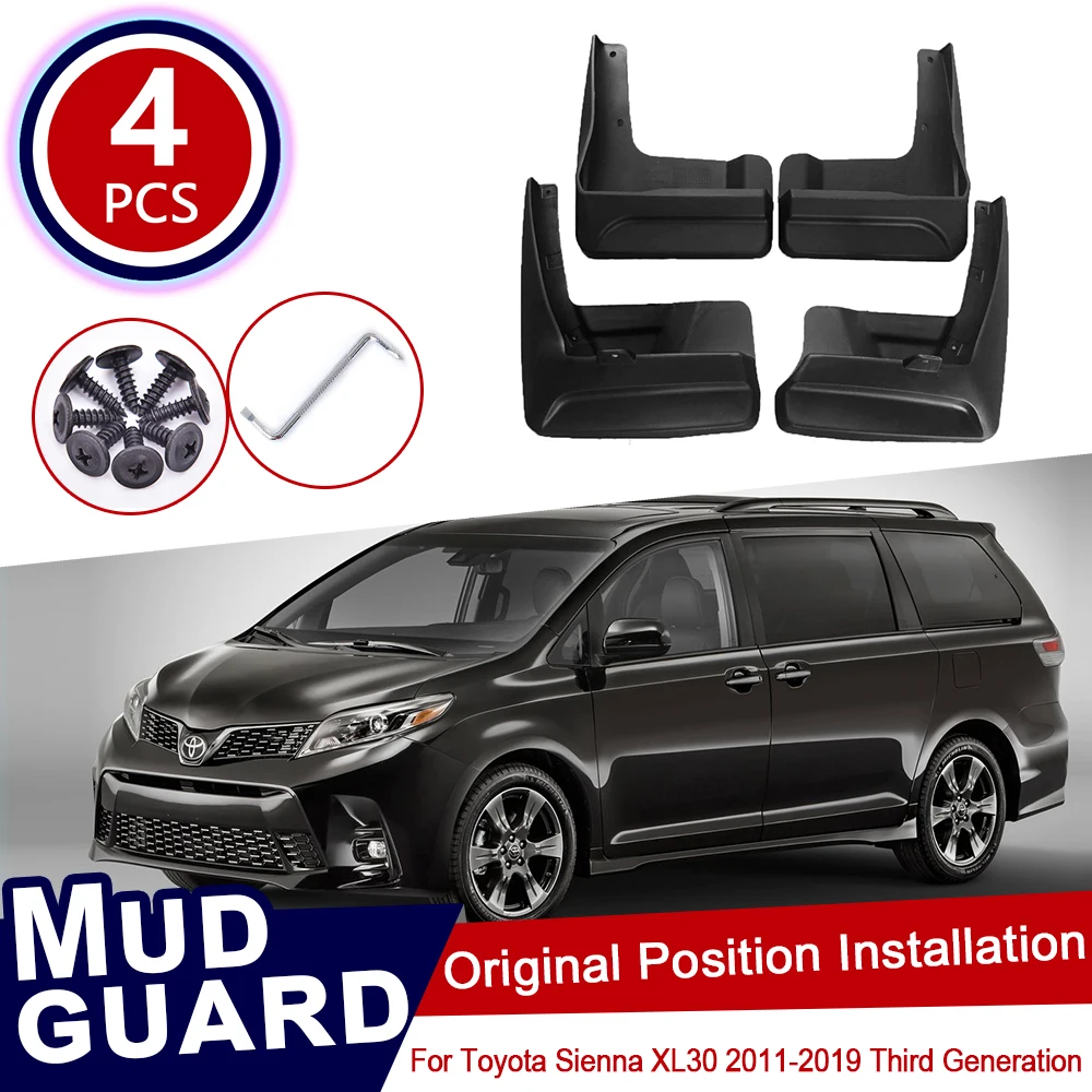 Автомобильные Брызговики для Toyota Sienna XL30 2011 ~ 2019, передние и задние брызговики, брызговики, брызговики для автомобилей 2012 2013 2014 2015 2016 2017
Автомобильные Брызговики для Toyota Sienna XL30 2011 ~ 2019, передние и задние брызговики, брызговики, брызговики для автомобилей 2012 2013 2014 2015 2016 2017