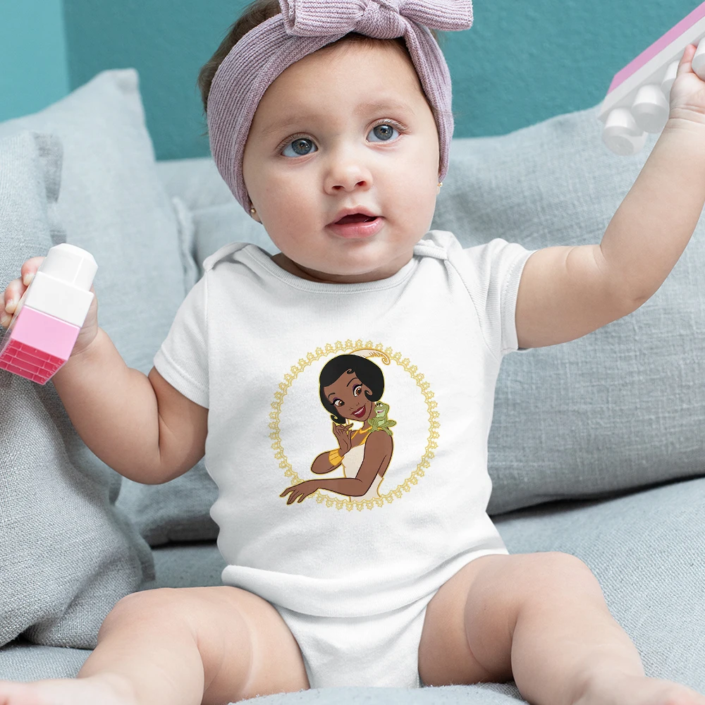 Disney Toddler Jumpsuit Tiana The Princess Printing Newborn Bodysuits Summer New Products Cartoon Harajuku Baby Girl Boy Onesie 
Disney Toddler Jumpsuit Tiana The Princess Printing Newborn Bodysuits Summer New Products Cartoon Harajuku Baby Girl Boy Onesie