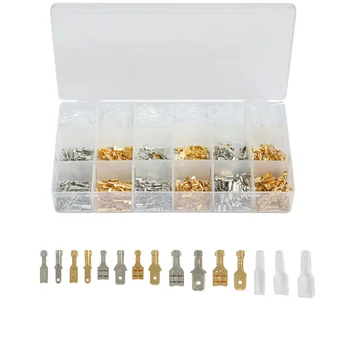 540Pcs Female Male Crimping Terminals 2.8/4.8/6.3mm Electrical Spade Wire Butt Connectors Lugs Cable Splice Crimp Terminals Kit
540Pcs Female Male Crimping Terminals 2.8/4.8/6.3mm Electrical Spade Wire Butt Connectors Lugs Cable Splice Crimp Terminals Kit