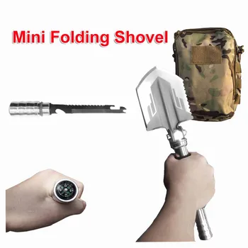 Mini Size Shovel Military Tactical Multi function Shovel Outdoor Camping Survival Folding Spade Tool Equipment with Bag 
Mini Size Shovel Military Tactical Multi function Shovel Outdoor Camping Survival Folding Spade Tool Equipment with Bag